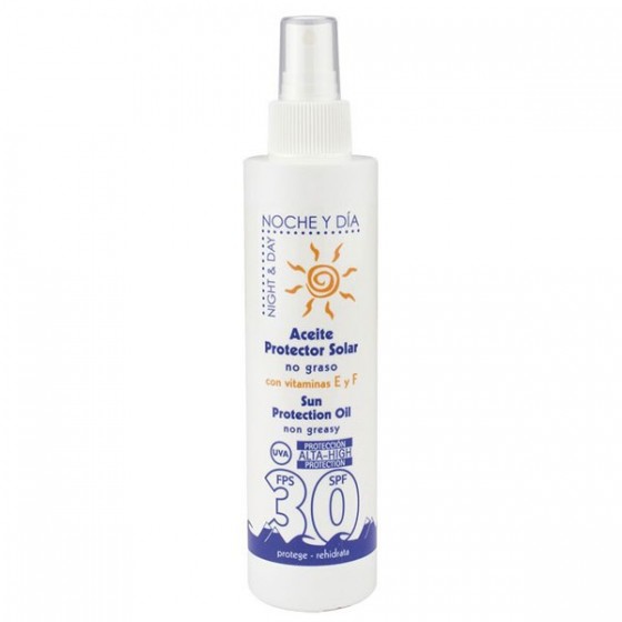 Aceite protector solar, tacto seco, FPS 30 200 ml