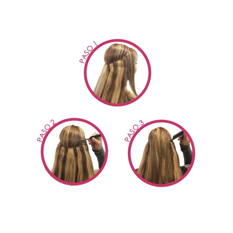 Clip-In Hair Extension, extensiones de hilo