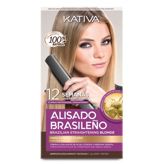 Kativa Alisado Brasileño, Cabellos Rubios